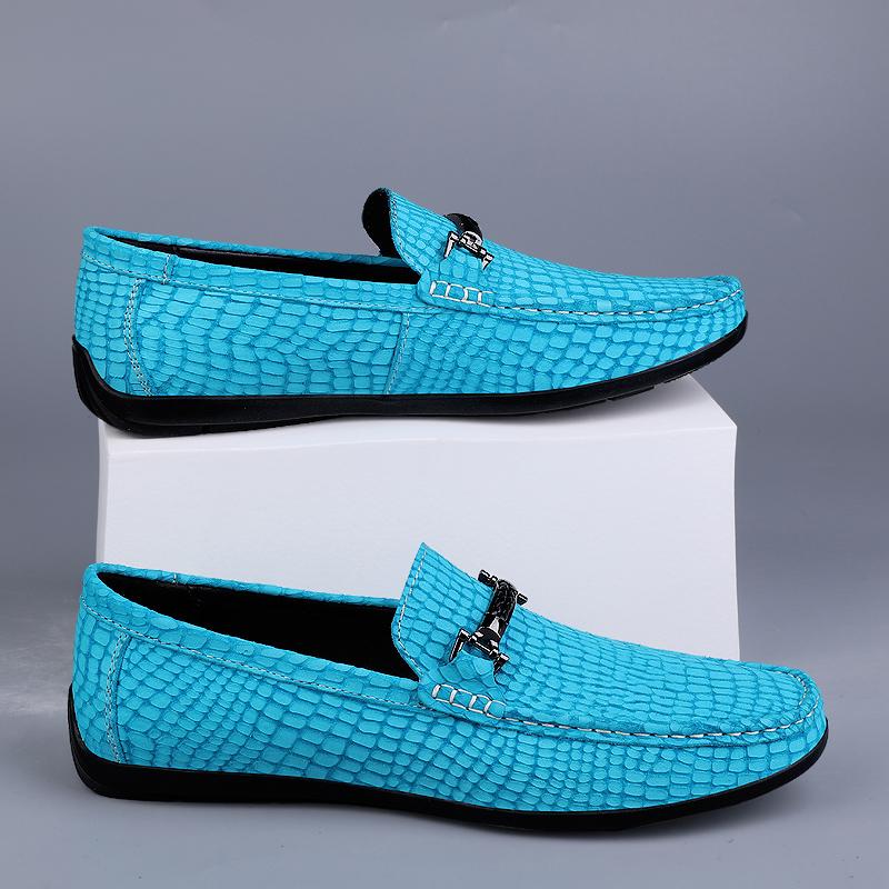 2024 Classic Brand Trend Red Men's Loafers Soft Soled Anti Slip Commuting Work Shoes Office Business Driving Shoes for Men’s