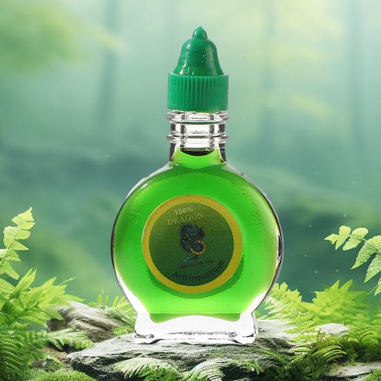 1/3/5Pcs 3ML Dragon Mints Cooling Oil Headaches Migraines Muscle Pain Bite Itching Fatigue Relief Calming Traveling Portable Cooling Essential Oil