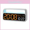 Modern Minimalist Digital Alarm Clock With Led Display And Date For Bedroom Decor