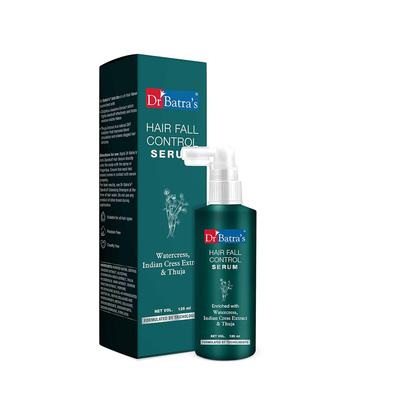 Dr Batra's Hair Fall Control Serum 125 Ml Pack of 1 with Thuja, Henna & Amla for Healthy Scalp