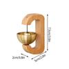 Wooden Door Bell Japanese Wind Chimes Bird Door Bell Wireless Doorbell for Home Entrance Reminder Wind Bells Vintage Decor