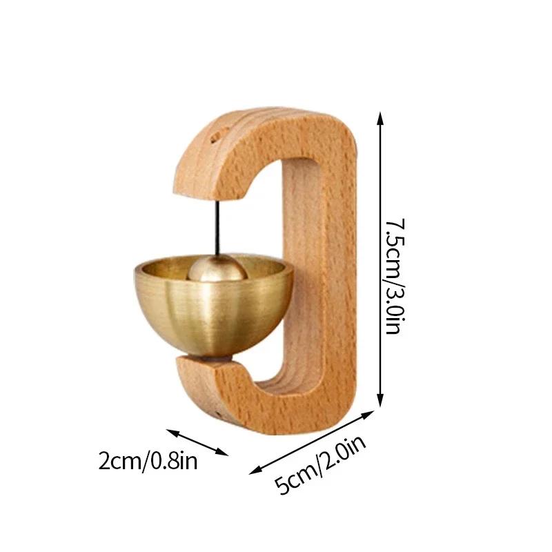 Wooden Door Bell Japanese Wind Chimes Bird Door Bell Wireless Doorbell for Home Entrance Reminder Wind Bells Vintage Decor