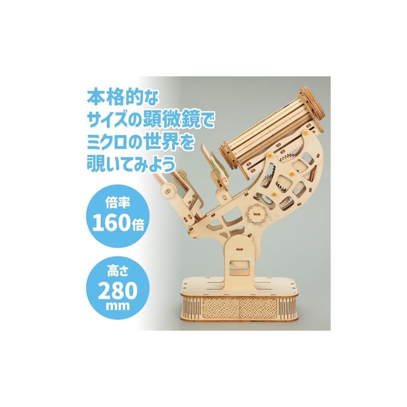 Artec Wooden Microscope Craft Kit 58430, Crafts, Hobbies, Crafts, Toys, Learning, Science, Wood, Assembly Required, Elementary School Students, Summer