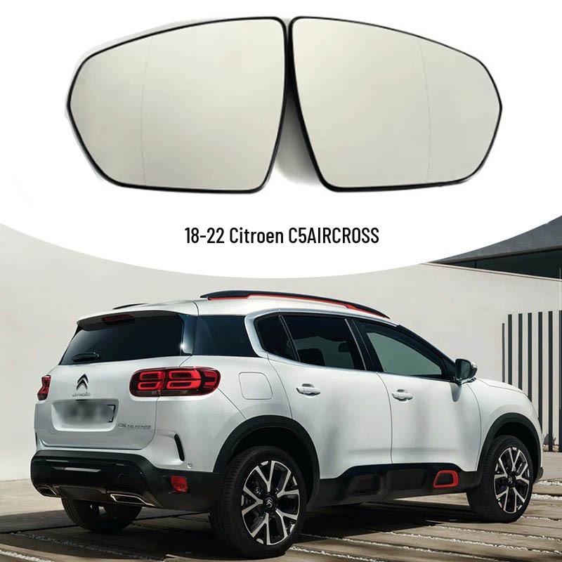 Fits 08-22 Citroen C5 AIRCROSS Heated Rearview Mirror Lens Replacement