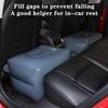 Inflatable Car Rear Row Gap Pad & Pillow - Space Filler for Travel, Relieve Fatigue, Easy to Carry for Adults & Children (18 * 14 * 14)