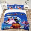 Happily Never After Print 3Pcs Bedding Set,Duvet Cover with 2 Bedro,Pillowcase Home Birthday Gift