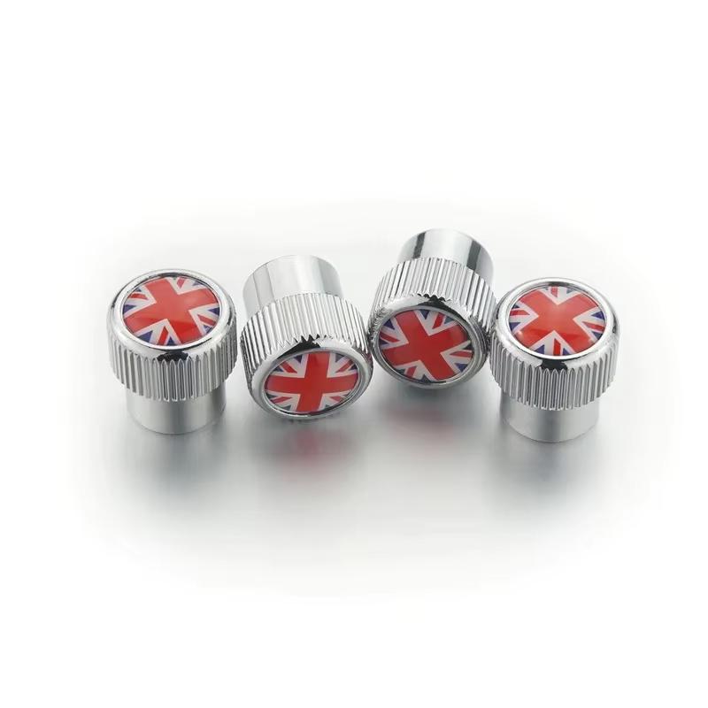 4 st Bilhjul Däckventil Stam Luftventilkåpor För MINI COOPER S JCW F56 F55 F60 R55 R56 R58 R60 R61 Auto Exteriörtillbehör