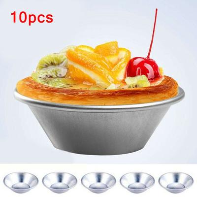 Cookie Egg Tart Moulds Pudding 10 Pcs Egg Tart Hot Baking Tools Cupcake