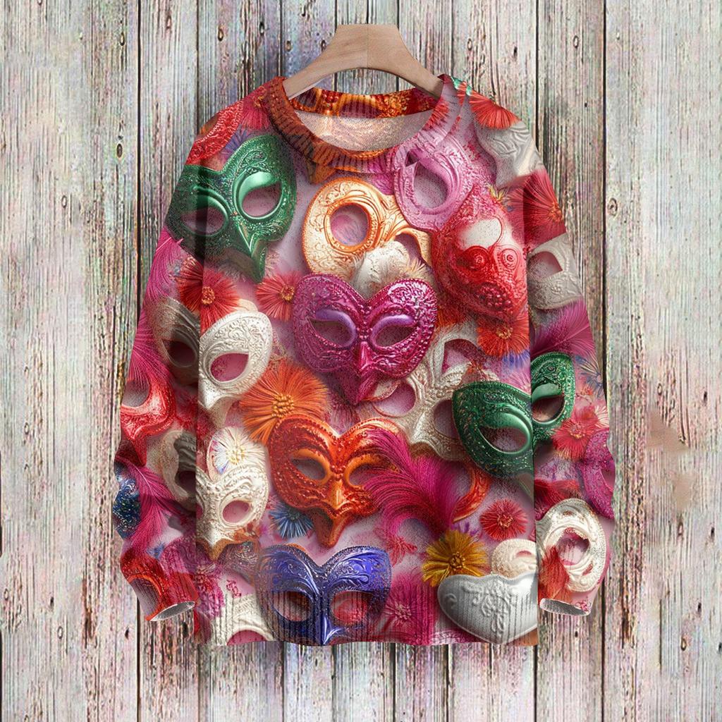 Children's Sweatshirts Boys' And Girls' Knitwear Cute Printed Shirts Round Neck Pullover Tops