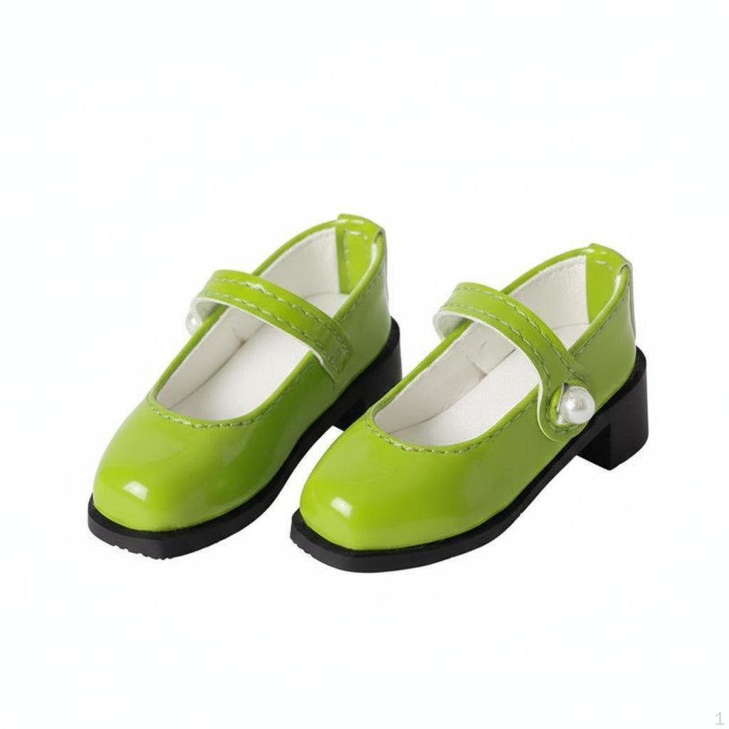 1/4 Scale BJD Shoes Fashionable Design Doll Handmade Mary Janes Black