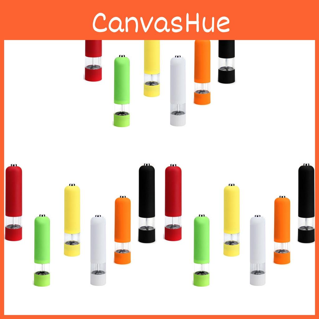 Electric Abs Salt Spice Herb Pepper Mill Grinder Kitchen Gourmet With Light