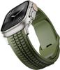 Rubber Watchband For Apple Watch Band Ultra 3 2 1 49mm Sports Silicone Bracelet For iWatch 11 10 9 8 SE 46mm 45mm 44mm Men Strap