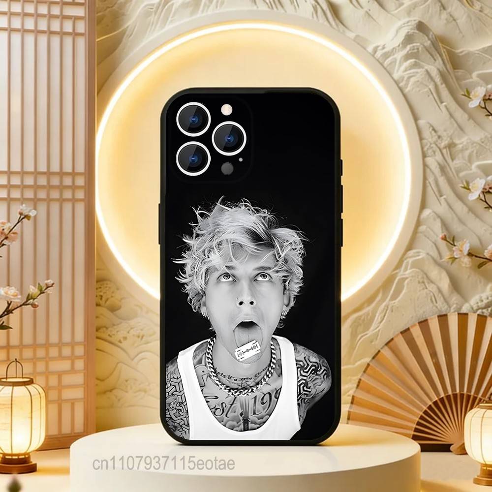 

Singer MGK LOST A-AMERICANA Phone Case For iPhone 17,16,15,14,13,12,11,Pro,Max,Plus,E,Air,Mini Protective Black Cover iPhone11PROMAX