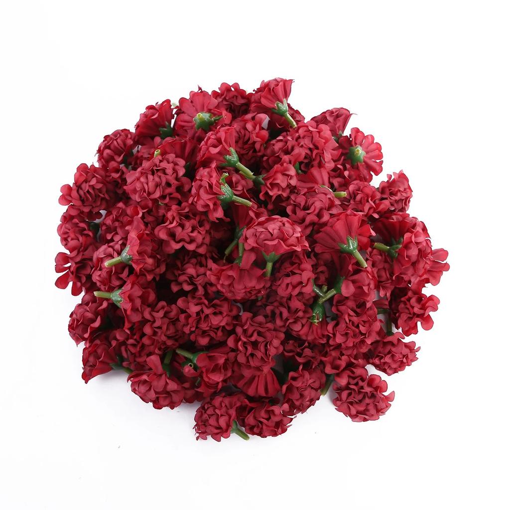 20/30 Pièces Têtes de Fleurs Artificielles Faux Fleurs en Soie Fête Jardin Mur Décoration de Pièce Maison Bricolage Décoration de Mariage Accessoires de Couronnes