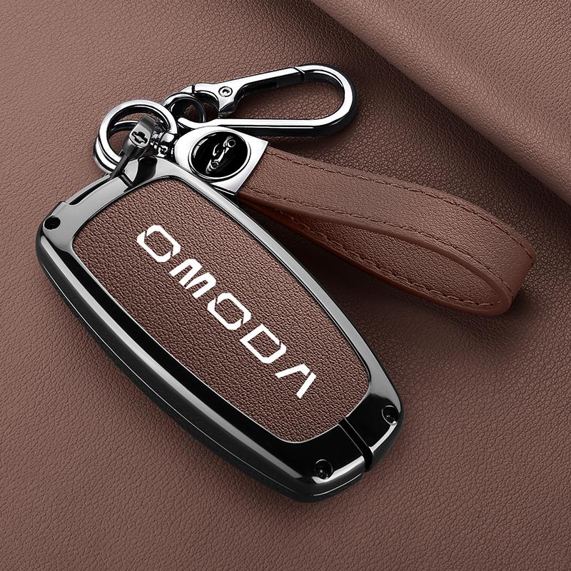 Odos automobilio raktų dėklas dangtelis Chery Omoda C5 E5 C9 Omoda 5 9 EV PHEV 2024 2025 apsaugai Raktų dangtelis Raktų pakabukas Automobilio aksesuarai