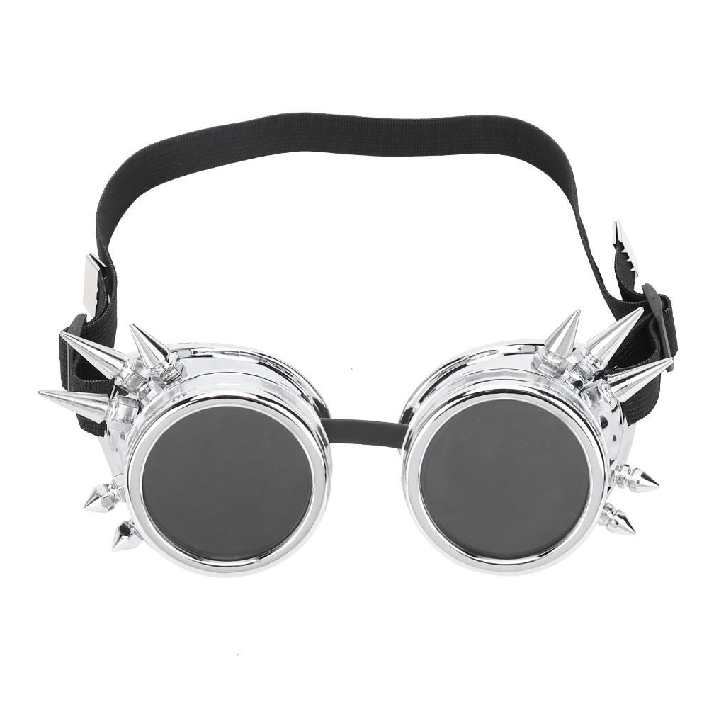 ABS Průmyslové Vintage Hroty Steampunk Unikátní Brýle Cyklistické Brýle Dvouvrstvé Větruodolné Sluneční Brýle