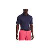 Under Armour Polo Shirts Men's Dark Blue Polo Collar Moderate Straight Fit Unisex 1378673-410