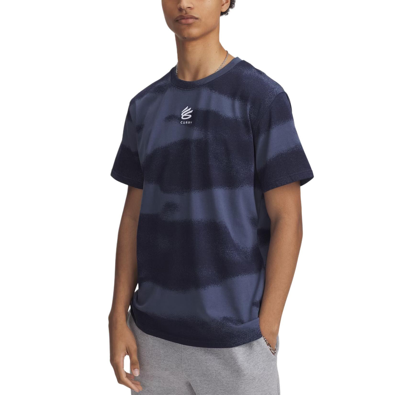 Under Armour T Shirt Men s Dark Blue 1387107-044 L
