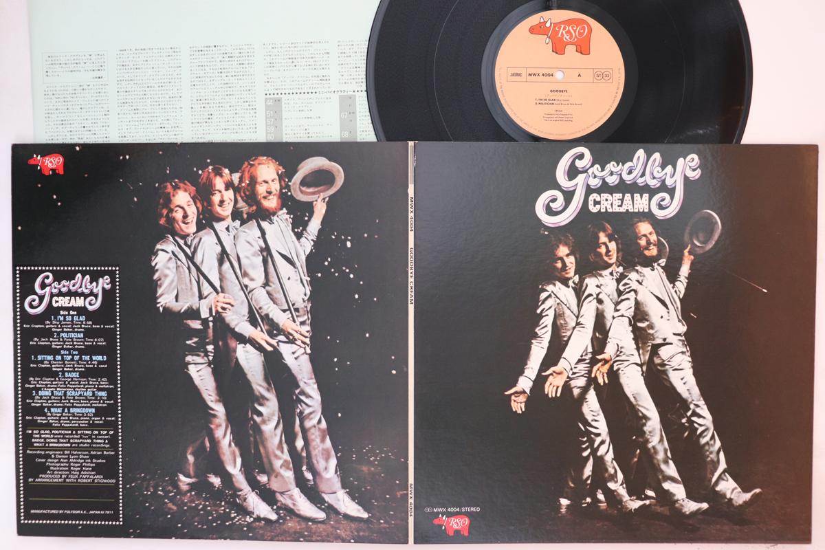 

LP Пластинка CREAM - Goodbye MWX4004 RSO 1979 Япония Рок