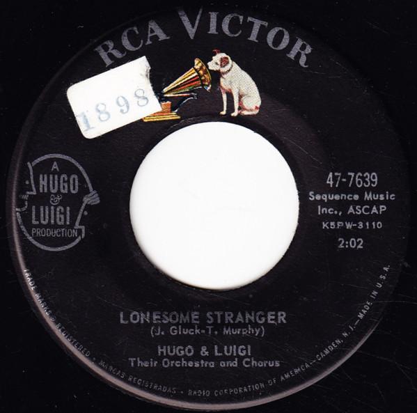 

7inch Record HUGO & LUIGI - Lonesome Stranger 477639 RCA Victor 1959 US Pop Used