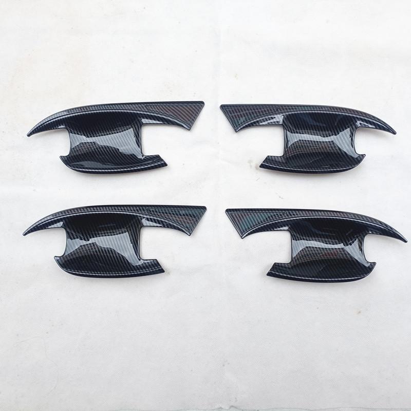 Carbon Fiber Look Door Handle Cover For Chery Omoda 5 FX C5  2024 2025 Accessories Interior Exterior Trim Scratch Protector
