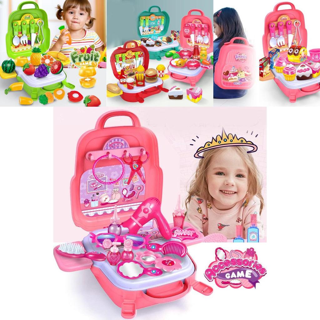Versatile Children's Backpack Toy Set With Realistic Repair Tools For Imaginative Play