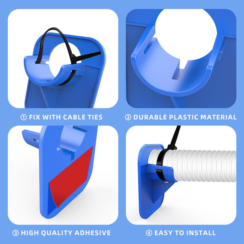 Practical Swimming Pool Pipe Fixing Holder Supports For IntexAbove Ground Hose Outlet Bracket Pool Accessories