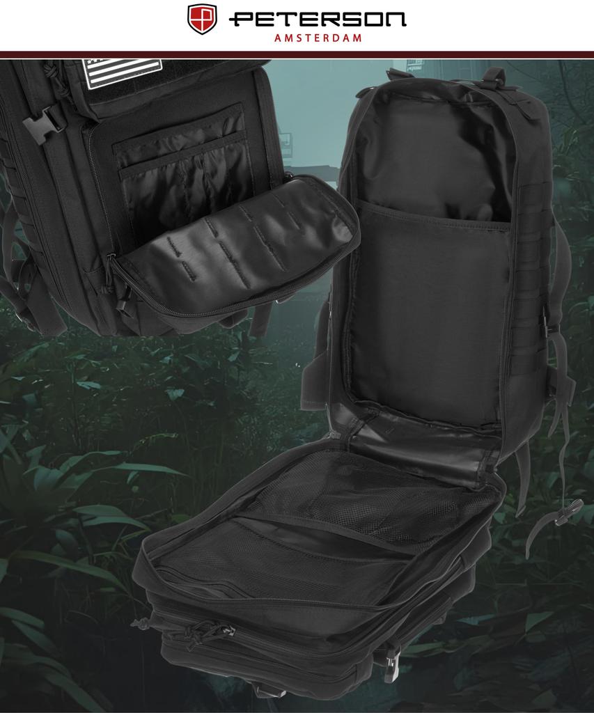 PTN BL096-8090 Black Backpack