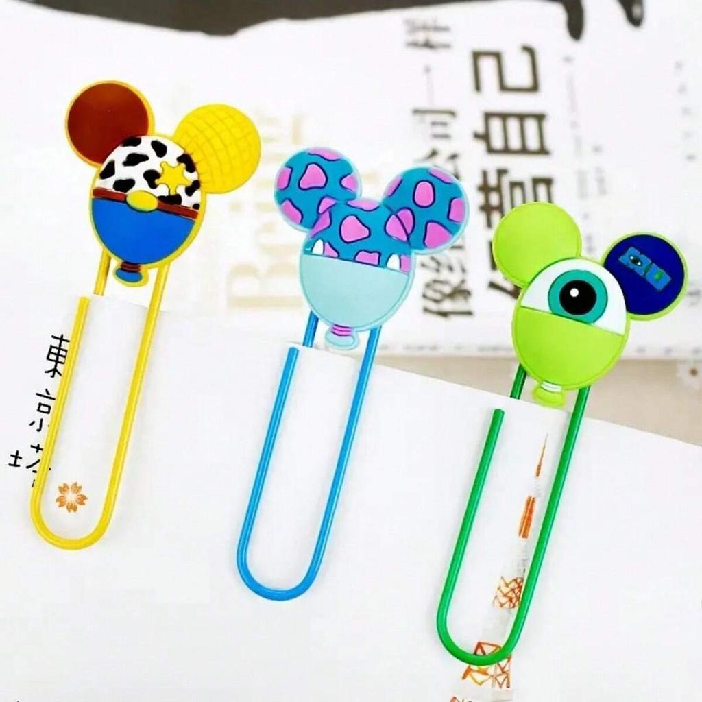 MINISO 10 Pieces of Large Cartoon Mixed-color Paper Clips