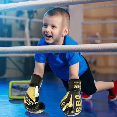 1 Paar Kinder Boxhandschuhe Kinder Schlagtraining Handschuhe Workout Kampf Übung Fäustlinge Ringen Training Fitness Handschuhe