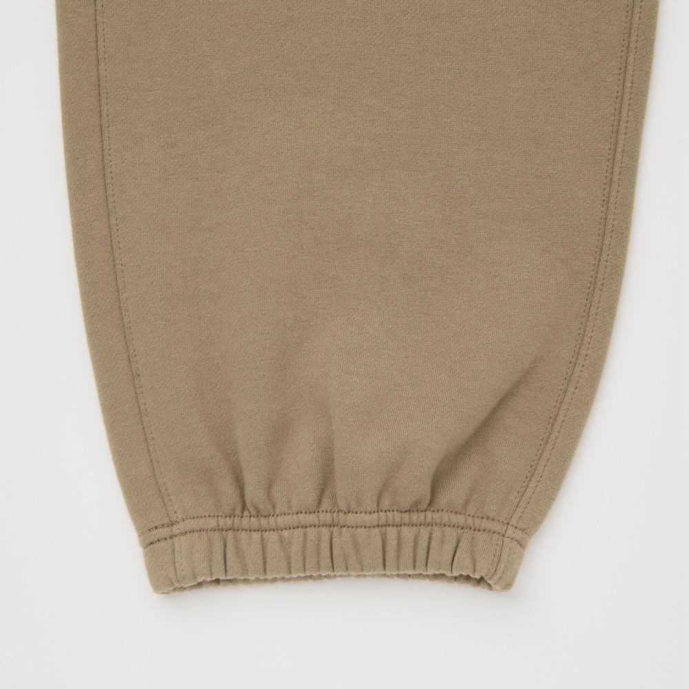 UNIQLO Solid Color Sweatpants Unisex bottoms Khaki 442472-33