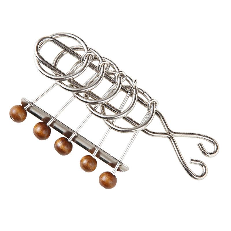 

Extra Large Steel Balls Intelligence Buckle Puzzle Toys Intelligence Unlocking Ring Unlocking M Buckle S Buckle