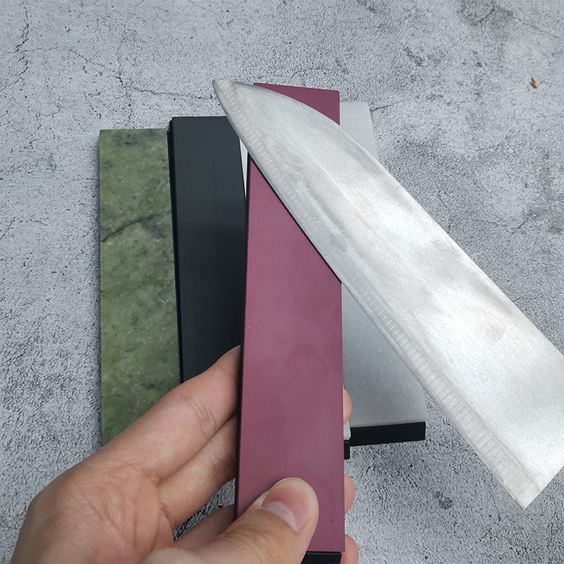 3000#-10000# Natural Agate Sharpening Stone Knife Sharpener Blade Kitchen Grander Fixed Angle Sharpener Whetstone with Base