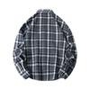 Autumn Men'S Abraded Thickened Plaid Long Sleeve Shirt Men'S Casual Loose Shirt Jacket