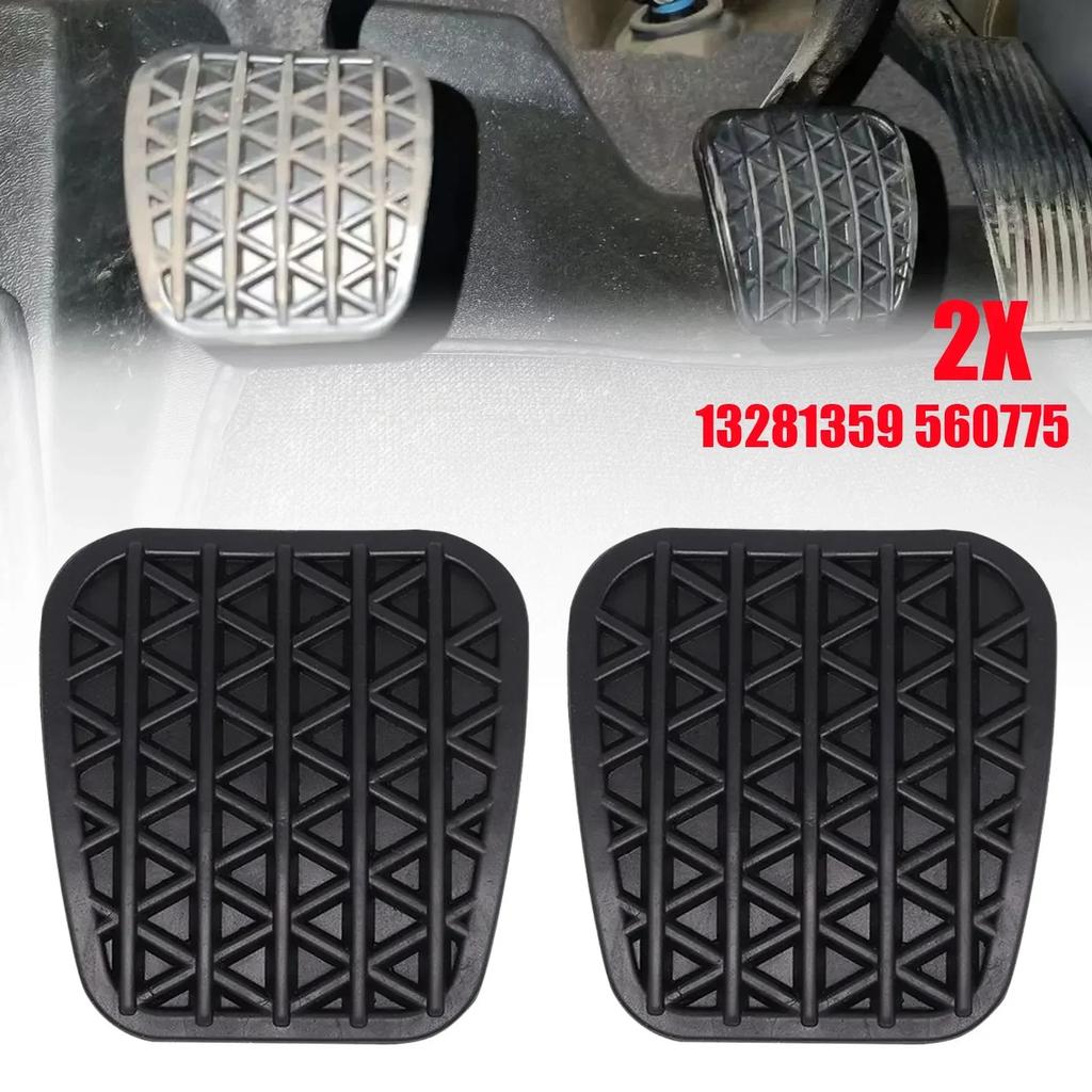 2pcs Brake Clutch Rubber Pedal Antislip Foot Pad Protector Cover for Opel Vauxhall Astra J Vectra B Insignia Zafira Holden