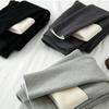 Ribbed Leggings Outdoor Wear Winter School Uniform Inner Layer Cotton Pants Warm Fleece Lined Thick Thermal Underwear Women High Waist