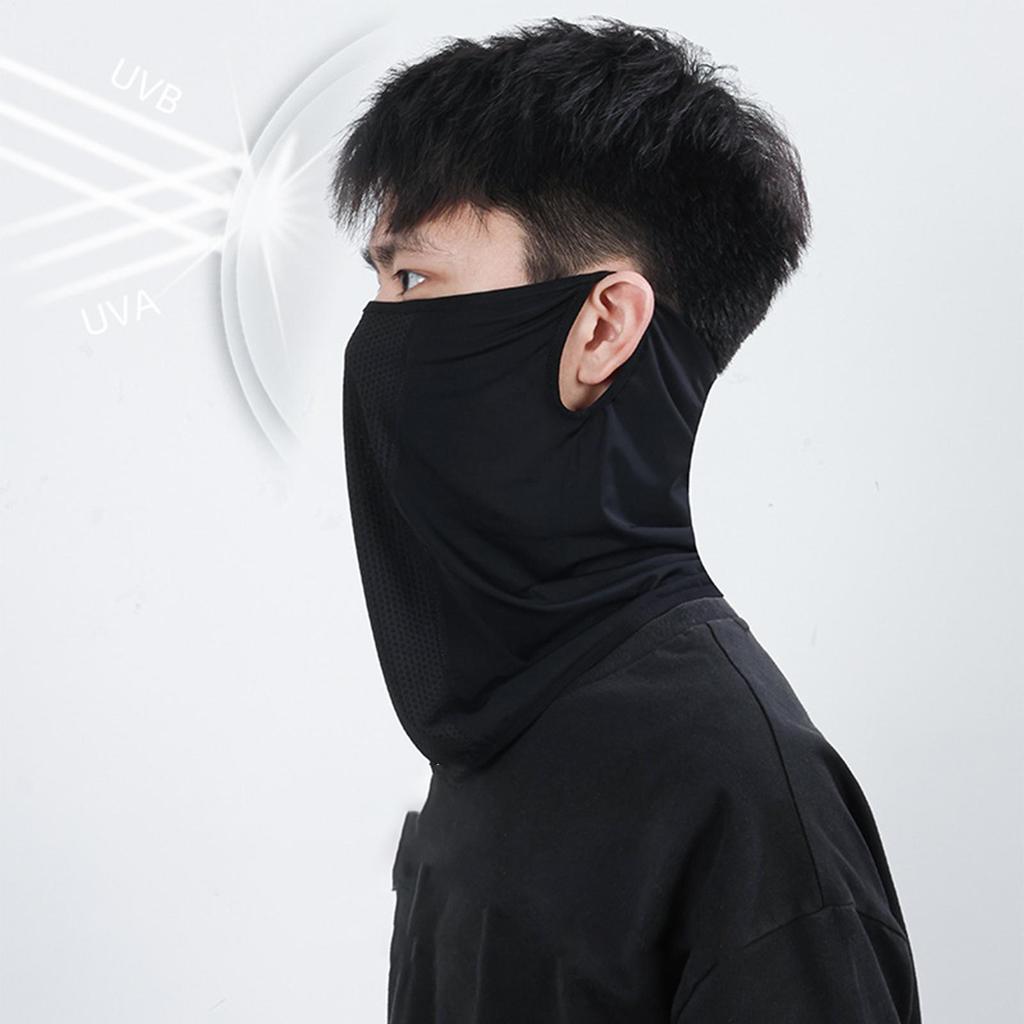 sun protection face mask Cooling Face Cover UV Blocking Sun Protection Cooling Face Clothing Neck Gaiter Cycling ice silk mask