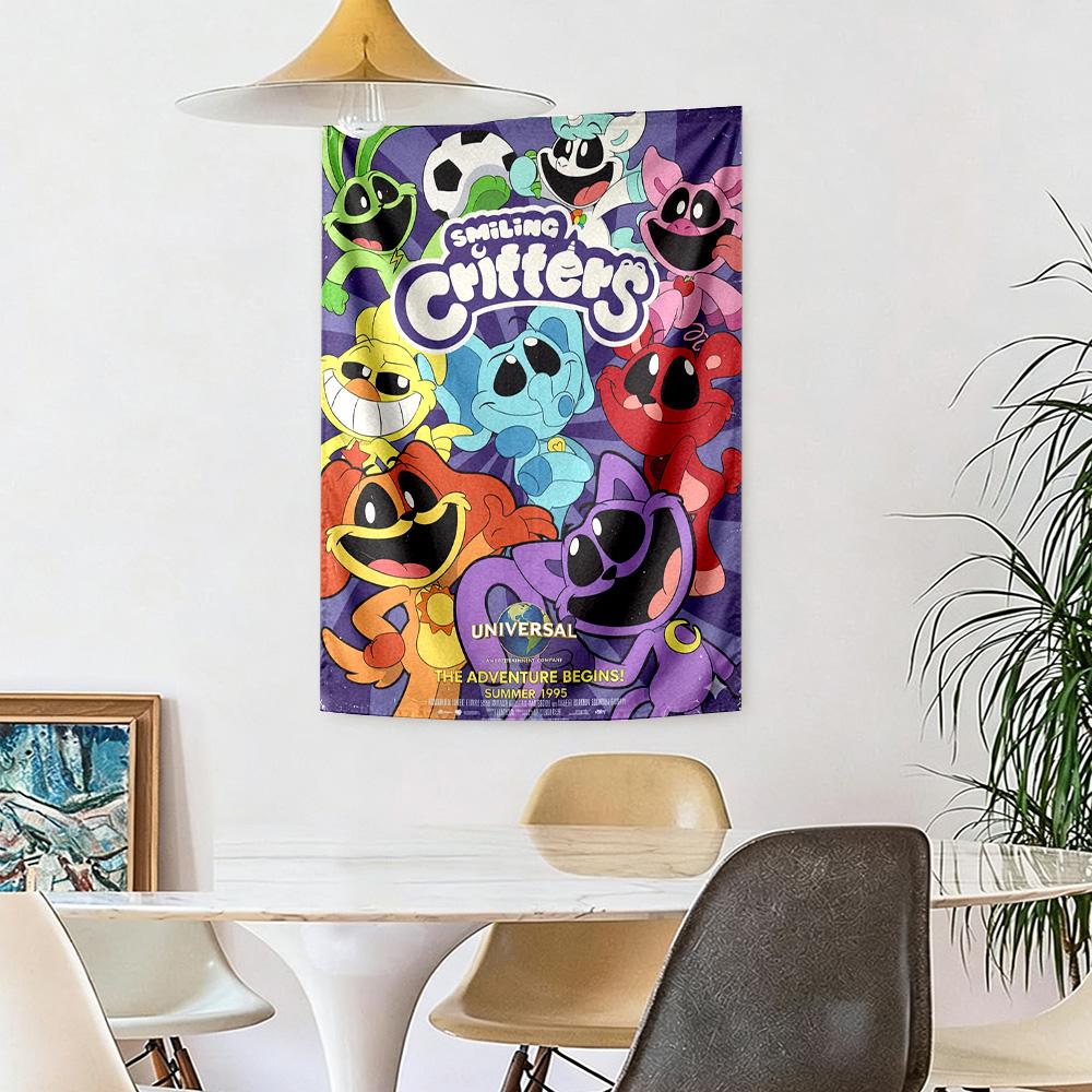 Digital Circus Wall Decor Tapestry Art For Pet Memorial Birthdaywedding Party Backdrop Family Gift