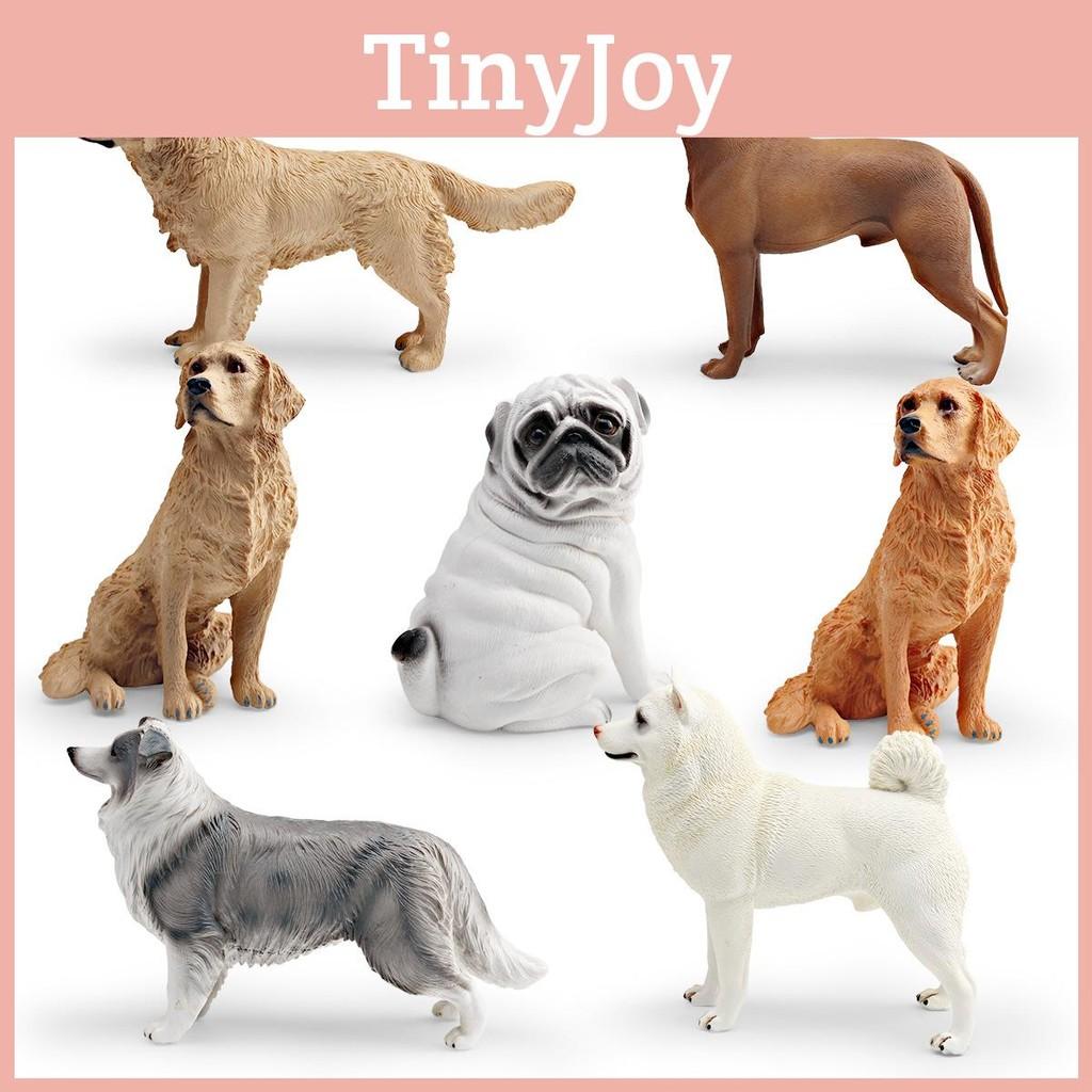 Inu Simulated Shiba Golden Retriever And Border Collie Pet Dog Ornament Model