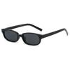  New Ins Popular Fashion Small Rectangle Polarized Men Sunglasses Shades UV400 Retro Leopard Tea Women Punk Sun Glasses