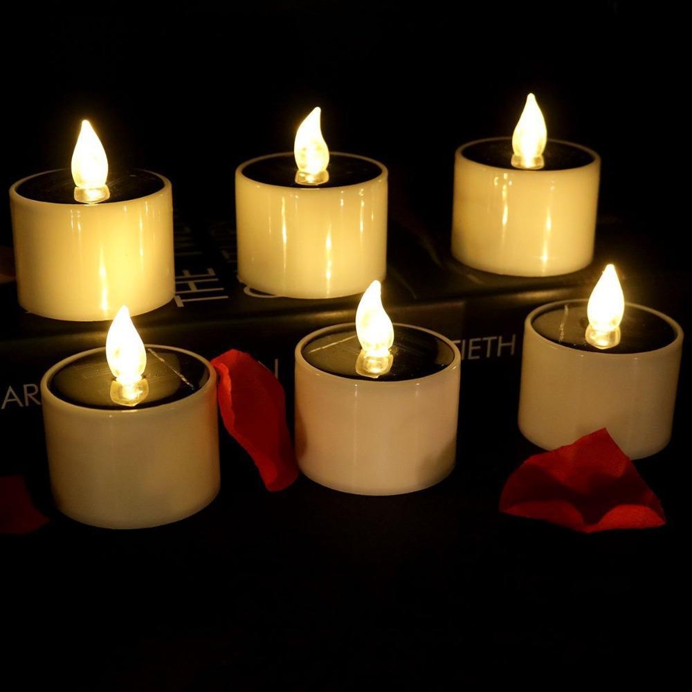 

Candle Shape Night Light Solar Light Hanging Light Creative Candle Light Confession