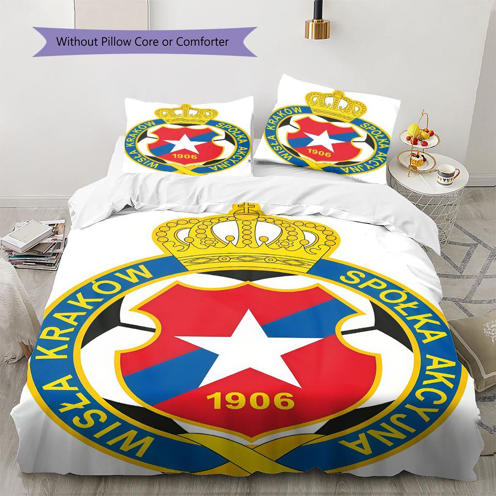 Wisła Poster Bedding Quilt Set Quilt Cover Pillowcase Home Decoration Birthday Gift (1 * Duvet Cover + 2 * Pillowcase, Without Core)