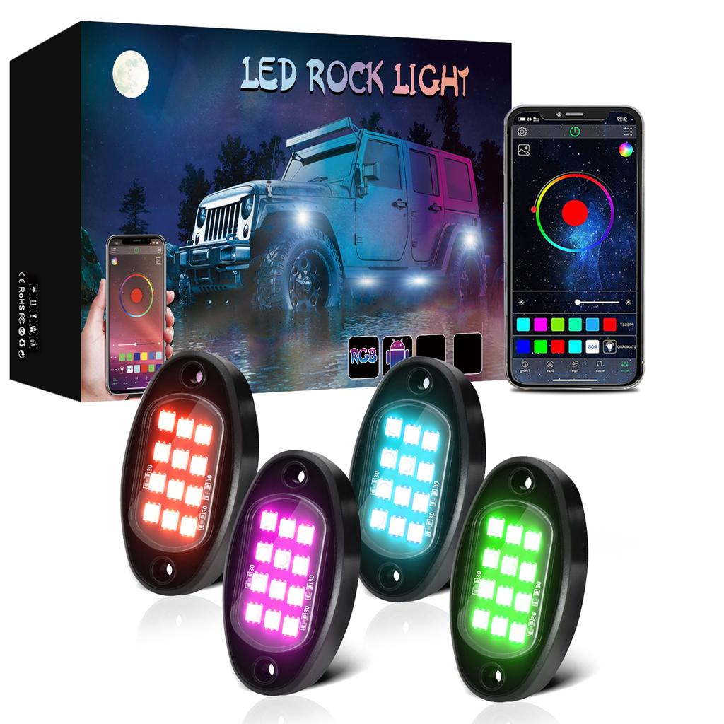 Industrial Grade Multicolor Underglow Lights Vibrant Lights Colorful Lights Changing for Unique Vehicle Decoration