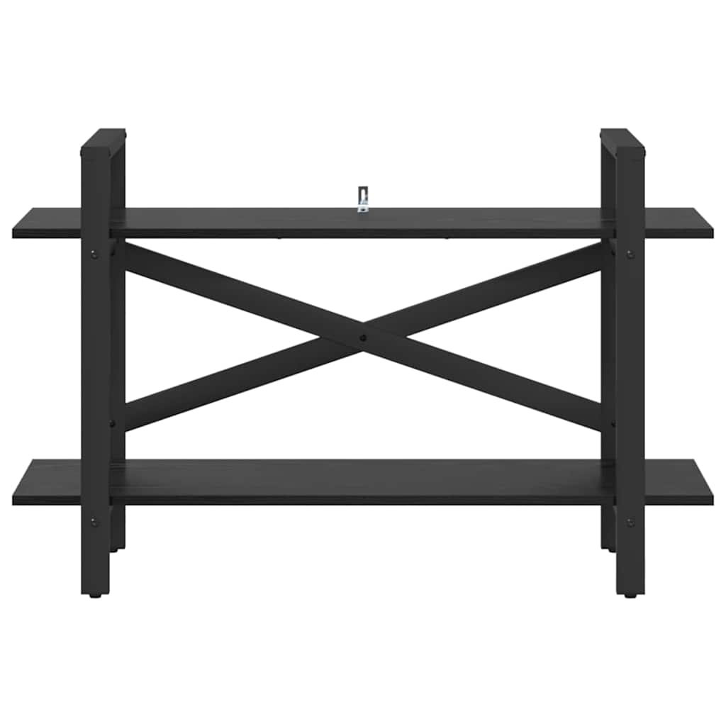 Bookshelf Black Oak Effect 100 x 33.5 x 64 cm