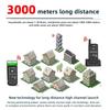 3000M 3 Volume Levels Door Chime Kit Long Range Wireless Doorbell Two-way Communication Home Office Wireless Intercom System
