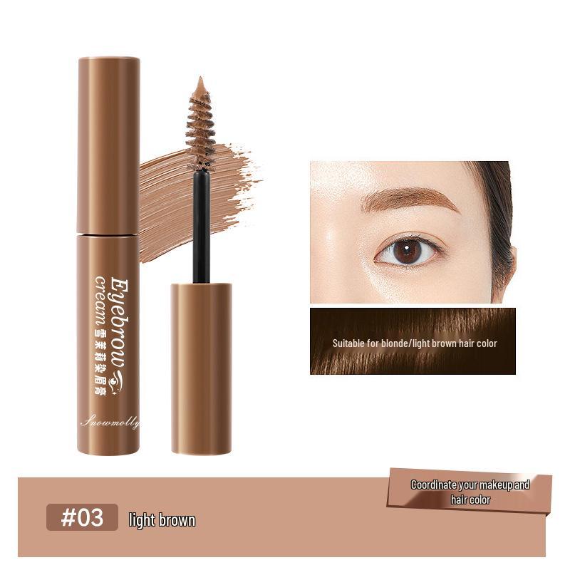 

Стойкая, не выцветающая гель-тушь для бровей Snow Jasmine - Натуральная, легко наносится, светлый оттенок.