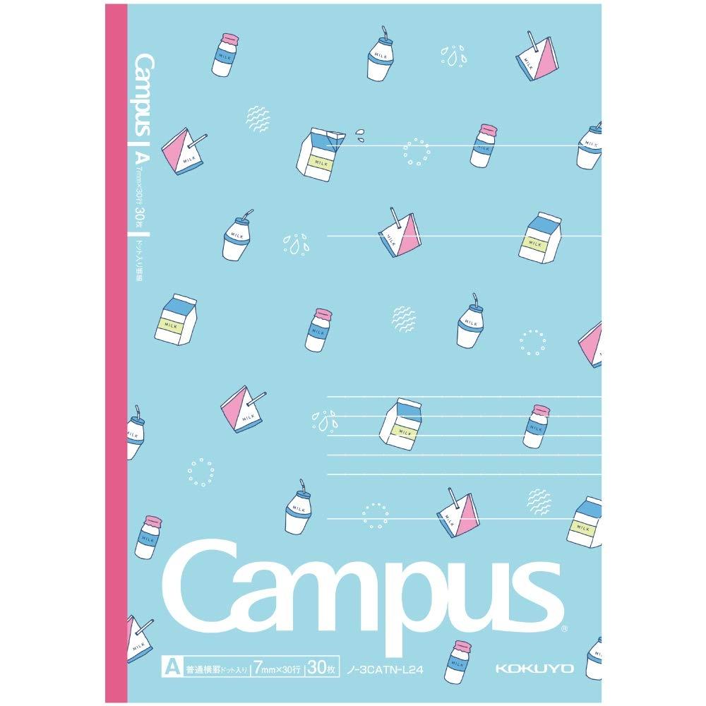 KOKUYO Note Campus Note Limited B5 5-Book Pack Dot Ruled A Ruled Daily Colors No-3CATN-L24X5