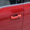 Red Exterior Door Handle Decor Cover Trim Bezels For Ford F150 2015+ Accessories