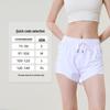 Women's Quick-Dry Two-Piece Yoga Shorts with Liner and Pockets