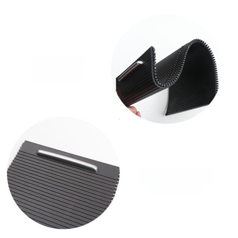 For VW CC 2010-2018 Magotan 2012-2016 Rear Seat Armrest Box Slide Roller Blind Water Drink Cup Holder Cover Car Accessories